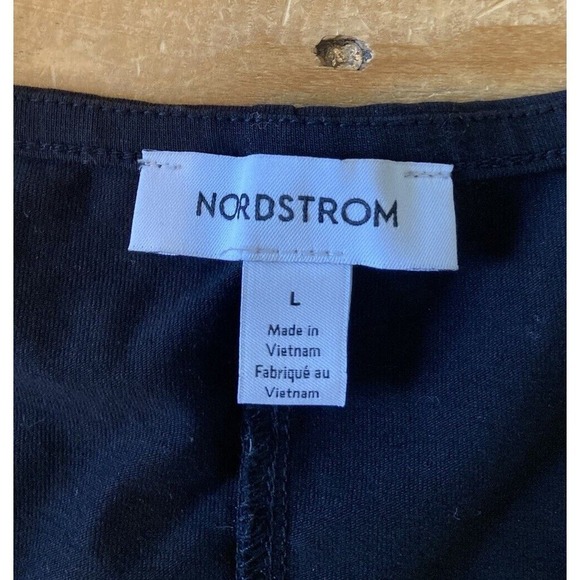 Nordstrom Sleeveless Midi Dress Size Large Women’s Black - Picture 3 of 6